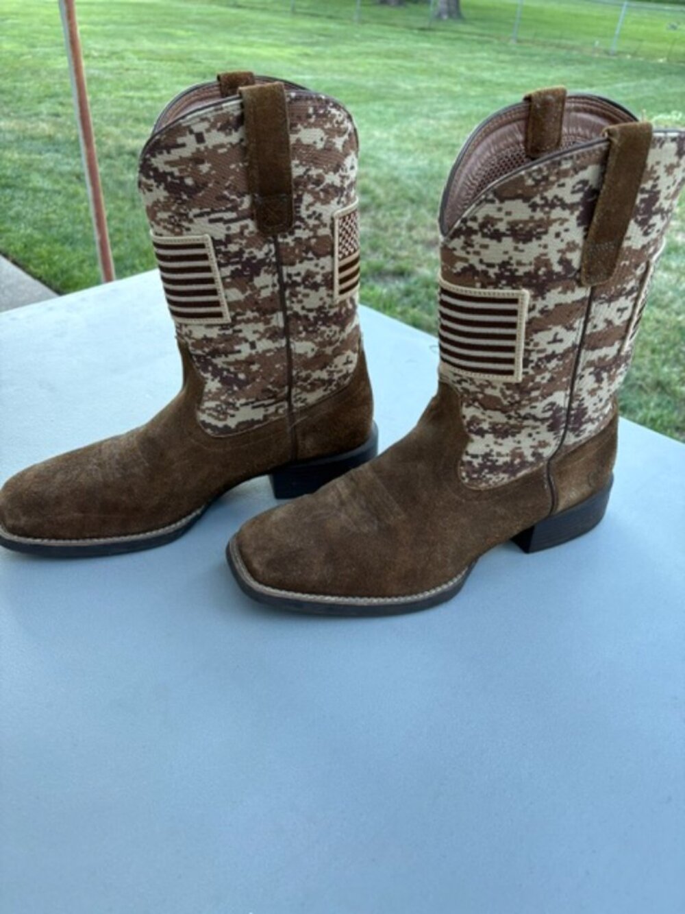 Ariat Patriot Western Boots for Men size 11 in Camo - Picture 4 of 7